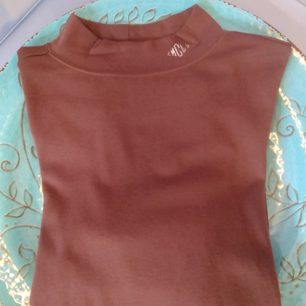 Scandia Woods 100% Cotton L/S Mock Turtleneck (M)